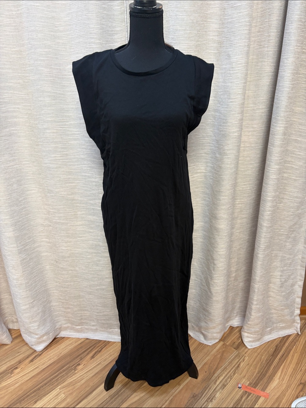 Zara Sleeveless Black Maxi Dress - Elegant Everyday